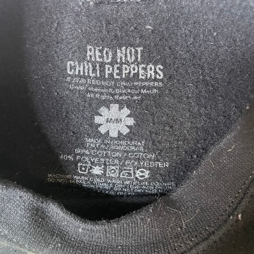 Red Hot Chili Peppers Sweatshirt Mens Size Medium Black Octopus Graphic Band - Picture 2 of 6